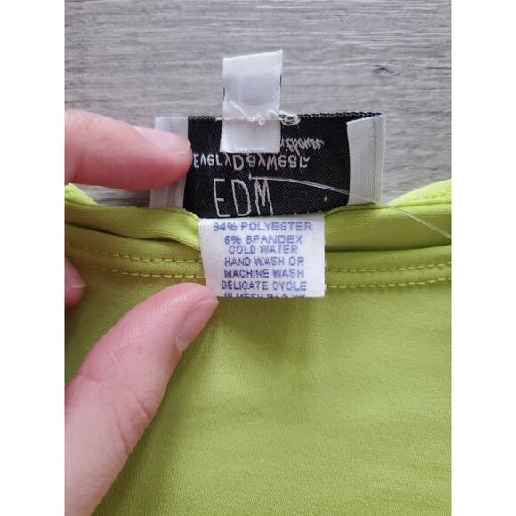 Spirithouse EDW Green Top Size L Polyester Blend Long Sleeve Round Neck - Picture 8 of 9